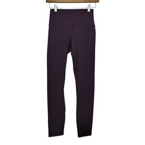 Lululemon‎ Wunder Train High-Rise Crop 23" Grape Thistle Women's 4 Yoga Workout
